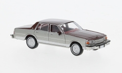 Brekina 19708 - H0 - Chevrolet Caprice - silber/rot